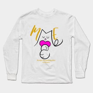 ME YELLOW MYALGIC ENCEPHALOMYELITIS CFS CHRONIC ILLNESS AWARENESS Long Sleeve T-Shirt